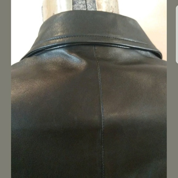 Luciano Barbera authentic, black leather jacket - Picture 4 of 8